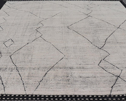 Modern Hand - Knotted Tribal Moroccan Rug in Wool with All - Over Design. Keivan Woven Arts / rug MSE - 12132, country of origin / type: Afghanistan / Modern Casual, circa Early - 21th Century. Measures: 12'2 x 15'7 This modern casual tribal Moroccan ru... - Keivan Woven ArtsMSE - 12132 - 24940Rug