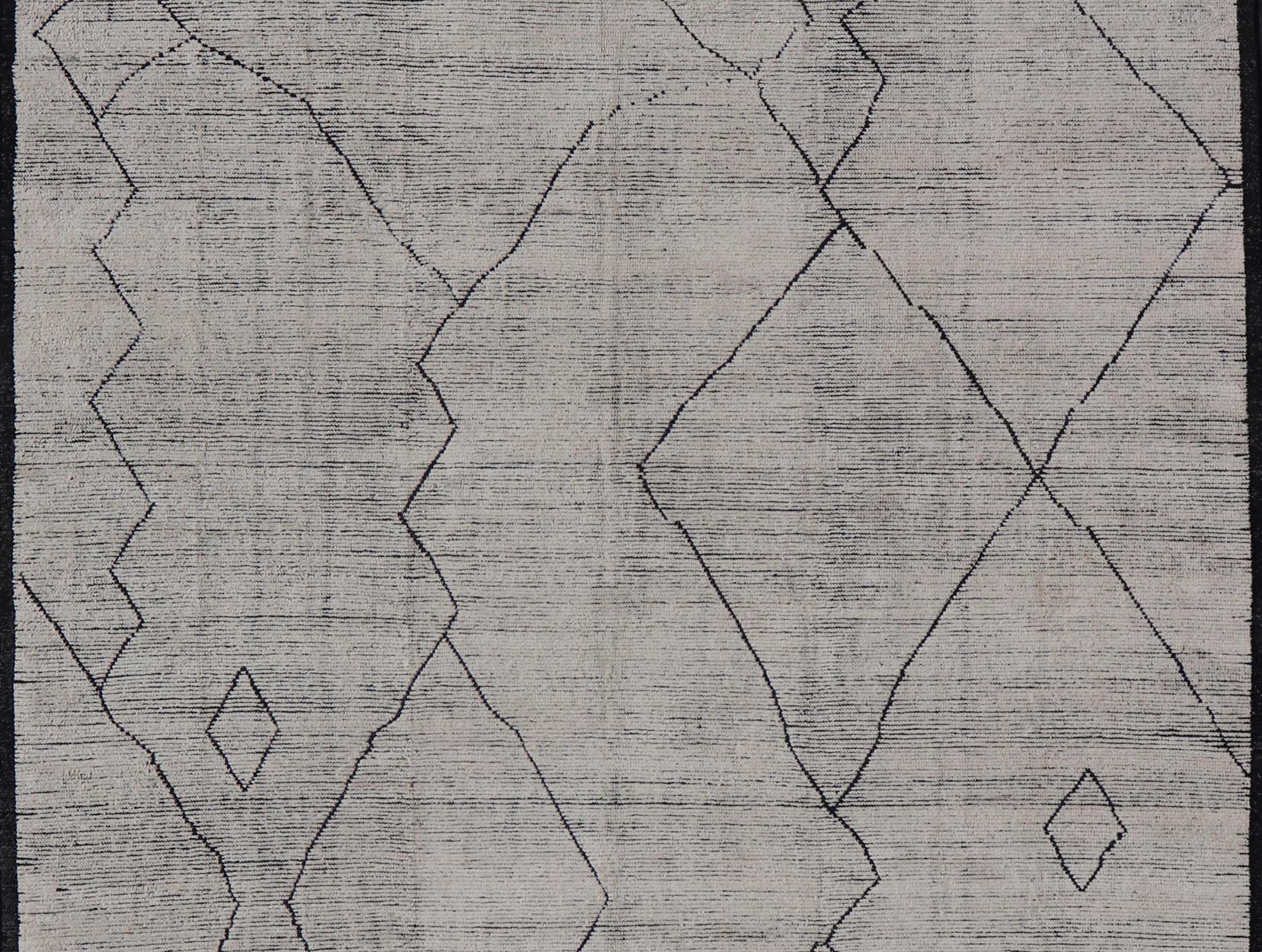 Modern Hand - Knotted Tribal Moroccan Rug in Wool with All - Over Design. Keivan Woven Arts / rug MSE - 12132, country of origin / type: Afghanistan / Modern Casual, circa Early - 21th Century. Measures: 12'2 x 15'7 This modern casual tribal Moroccan ru... - Keivan Woven ArtsMSE - 12132 - 24940Rug