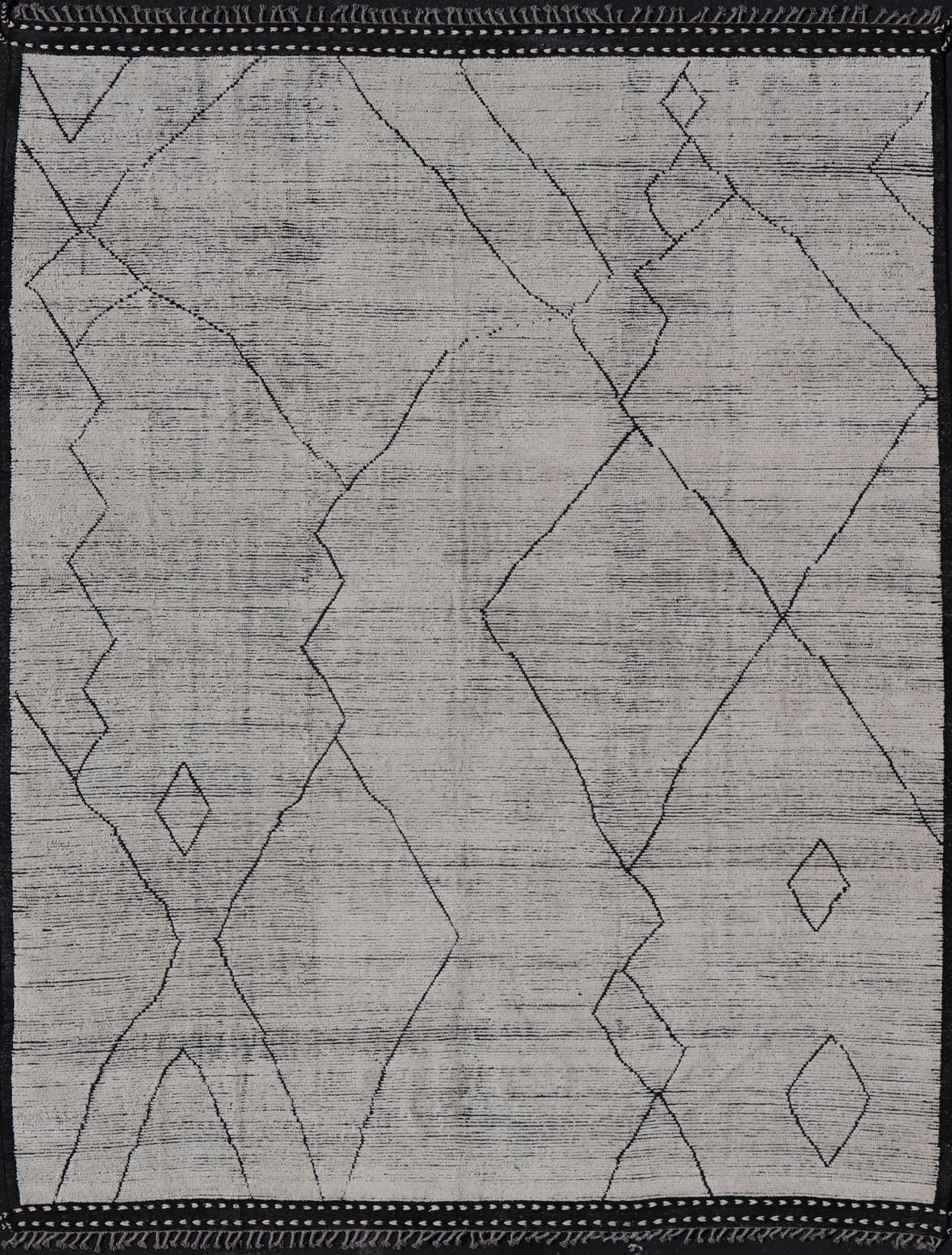Modern Hand - Knotted Tribal Moroccan Rug in Wool with All - Over Design. Keivan Woven Arts / rug MSE - 12132, country of origin / type: Afghanistan / Modern Casual, circa Early - 21th Century. Measures: 12'2 x 15'7 This modern casual tribal Moroccan ru... - Keivan Woven ArtsMSE - 12132 - 24940Rug
