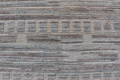 Large Modern wool Rug in Light Green - Gray & Lt. Blue by Keivan Woven Arts. Keivan Woven Arts/rug MSE - 12391, country of origin / type: Afghanistan / Modern Casual, circa Early - 21th Century. Measures: 11'9 x 15'3 This large modern ... - Keivan Woven ArtsMSE - 12391 - 25347Rug