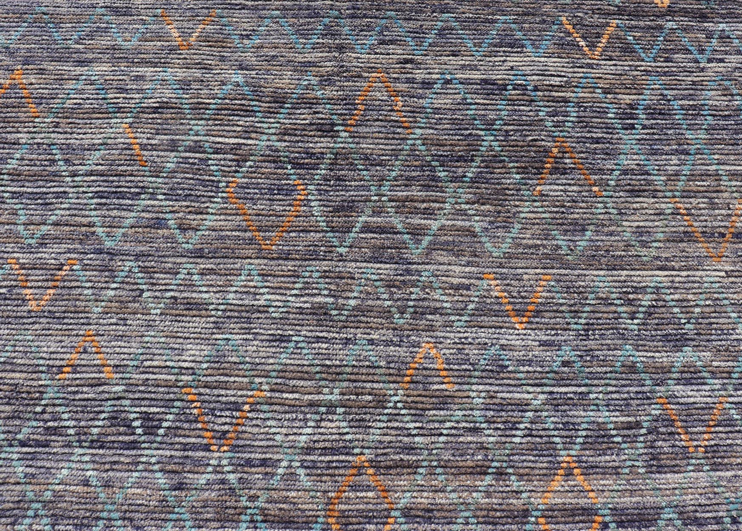 Modern Hand - Knotted Rug with All - Over Geometric Moroccan Design With Color. Keivan Woven Arts; rug MSE - 12573 country of origin / type: Afghanistan / Modern Casual, circa Early - 21th century. Measures: 11'9 x 15'10 This modern casual tribal rug ha... - Keivan Woven ArtsMSE - 12573 - 25389Rug