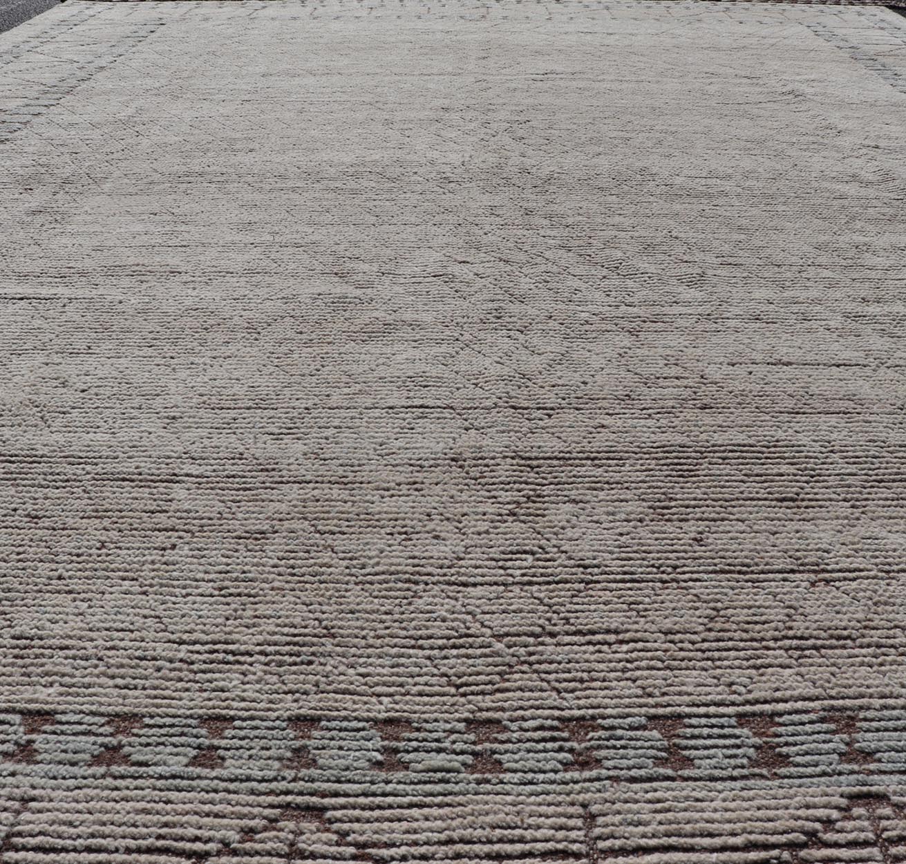 Large Modern Moroccan Abstract Rug With All - Over Design By Keivan Woven Arts. Keivan Woven Arts; rug MSE - 12796 Country of Origin: Afghanistan Type: Modern Casual Design/ Moroccan Design. Measures: 10'1 x 14'3 This large modern casual features e... - Keivan Woven ArtsMSE - 12796 - 25455Rug
