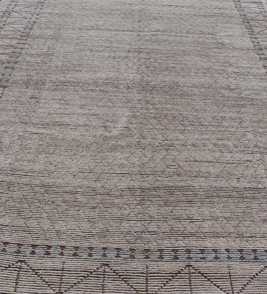Large Modern Moroccan Abstract Rug With All - Over Design By Keivan Woven Arts. Keivan Woven Arts; rug MSE - 12796 Country of Origin: Afghanistan Type: Modern Casual Design/ Moroccan Design. Measures: 10'1 x 14'3 This large modern casual features e... - Keivan Woven ArtsMSE - 12796 - 25455Rug