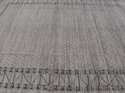 Large Modern Moroccan Abstract Rug With All - Over Design By Keivan Woven Arts. Keivan Woven Arts; rug MSE - 12796 Country of Origin: Afghanistan Type: Modern Casual Design/ Moroccan Design. Measures: 10'1 x 14'3 This large modern casual features e... - Keivan Woven ArtsMSE - 12796 - 25455Rug