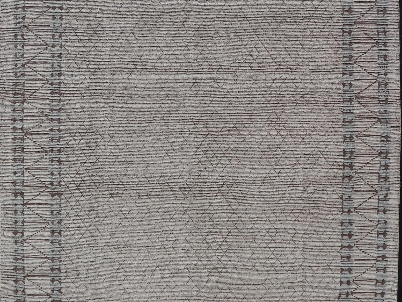 Large Modern Moroccan Abstract Rug With All - Over Design By Keivan Woven Arts. Keivan Woven Arts; rug MSE - 12796 Country of Origin: Afghanistan Type: Modern Casual Design/ Moroccan Design. Measures: 10'1 x 14'3 This large modern casual features e... - Keivan Woven ArtsMSE - 12796 - 25455Rug