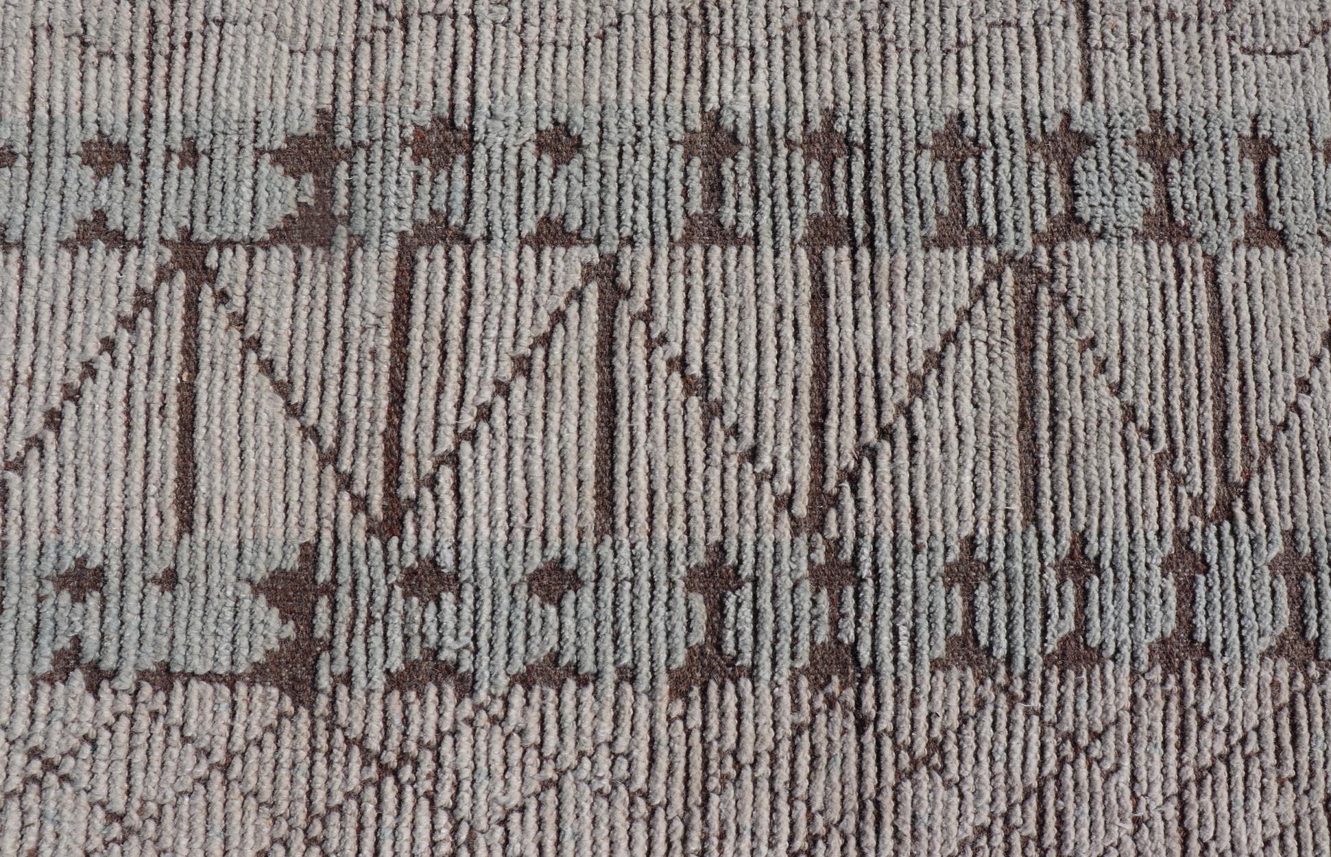 Large Modern Moroccan Abstract Rug With All - Over Design By Keivan Woven Arts. Keivan Woven Arts; rug MSE - 12796 Country of Origin: Afghanistan Type: Modern Casual Design/ Moroccan Design. Measures: 10'1 x 14'3 This large modern casual features e... - Keivan Woven ArtsMSE - 12796 - 25455Rug