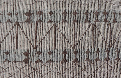 Large Modern Moroccan Abstract Rug With All - Over Design By Keivan Woven Arts. Keivan Woven Arts; rug MSE - 12796 Country of Origin: Afghanistan Type: Modern Casual Design/ Moroccan Design. Measures: 10'1 x 14'3 This large modern casual features e... - Keivan Woven ArtsMSE - 12796 - 25455Rug
