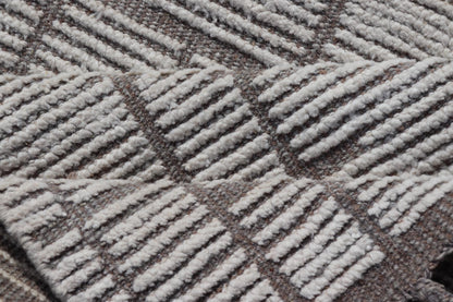 Modern Hand - Knotted Moroccan Runner with All - Over Design In Earthy Tones. Keivan Woven Arts; rug MSE - 12872, country of origin / type: Afghanistan / Modern Casual, circa early - 21th century. Measures: 2'6 x 10'5 This modern casual tribal rug has b... - Keivan Woven ArtsMSE - 12872 - 25491Rug