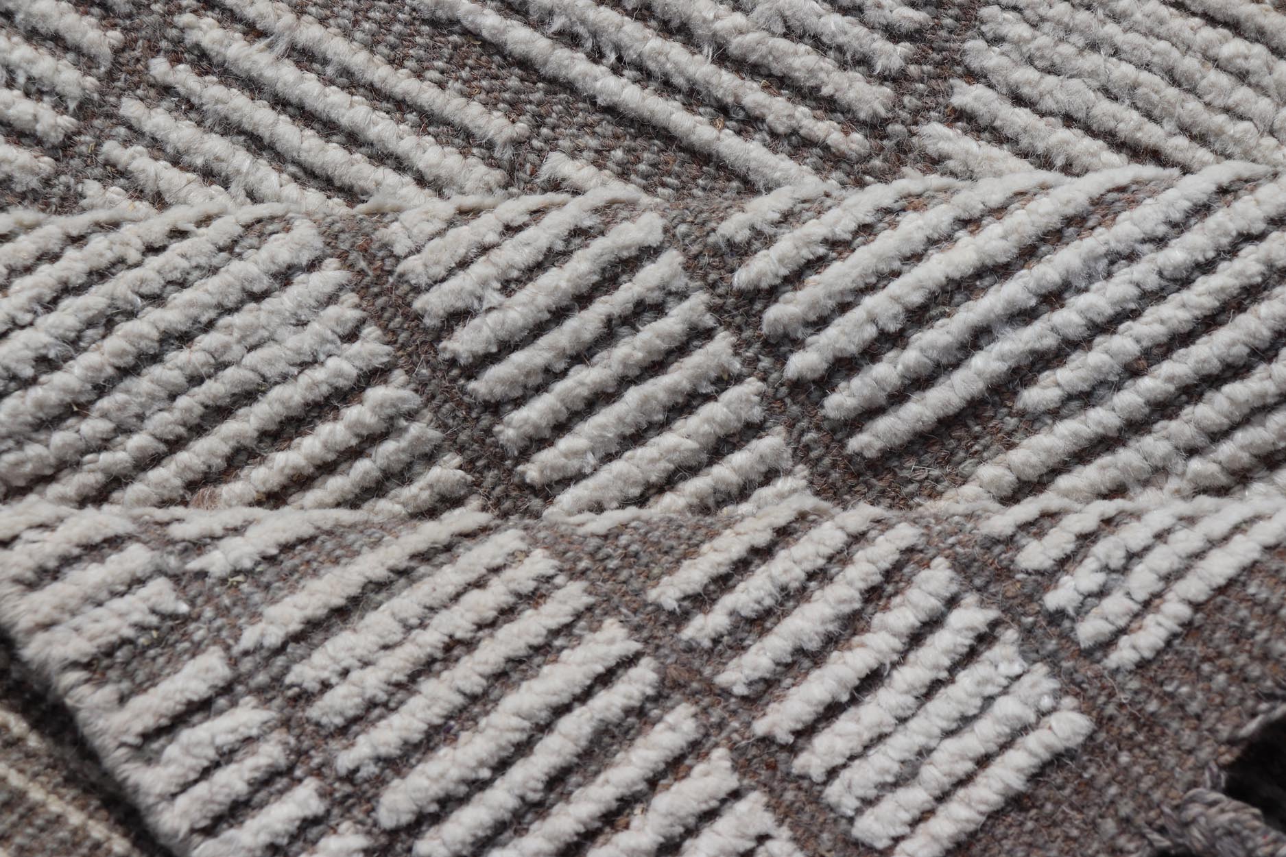 Modern Hand - Knotted Moroccan Runner with All - Over Design In Earthy Tones. Keivan Woven Arts; rug MSE - 12872, country of origin / type: Afghanistan / Modern Casual, circa early - 21th century. Measures: 2'6 x 10'5 This modern casual tribal rug has b... - Keivan Woven ArtsMSE - 12872 - 25491