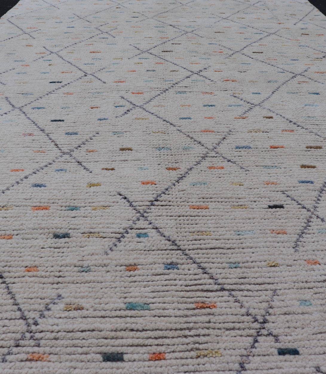 Modern Tribal Rug in Wool with Sub - Geometric Design By Keivan Woven Arts. rug MSE - 12905, Keivan Woven Arts / country of origin / type: Afghanistan / Modern Casual, circa Early - 21th century. Measures: 4'11 x 8'7 This modern casual tribal rug has ... - Keivan Woven ArtsMSE - 12905 - 25509Rug