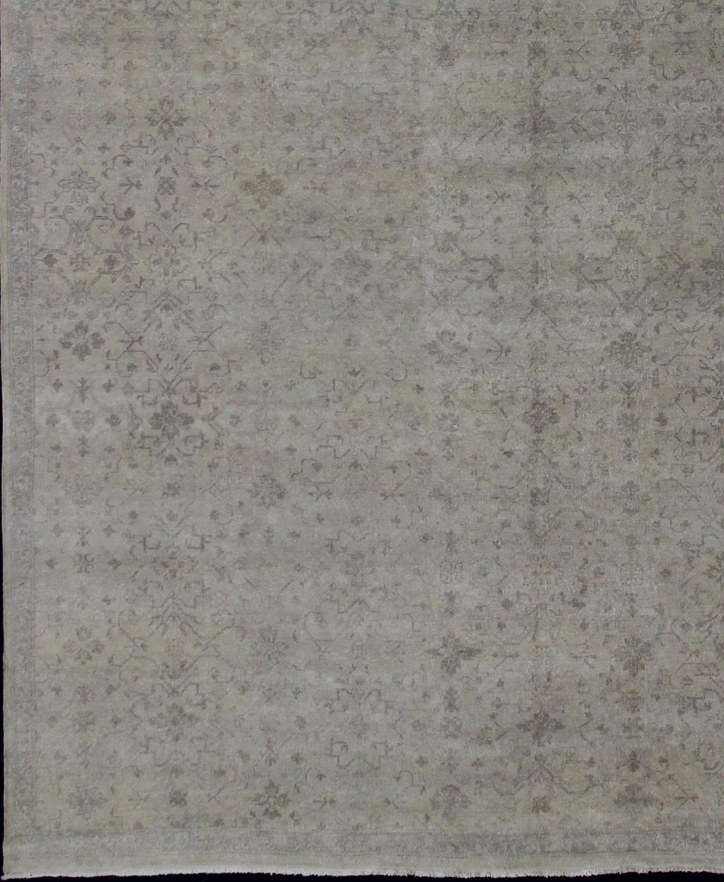 Large Transitional Rug With All - Over Design in tan, Gray, Silver, Light Taupe. Large rug transitionaldesign in gray, tan, taupe with all - over geometric design, rug OB - 102422320, country of origin / type: India/ Transitional Measures:13'... - Keivan Woven ArtsOB - 102422320 - 5D68002 - 12214