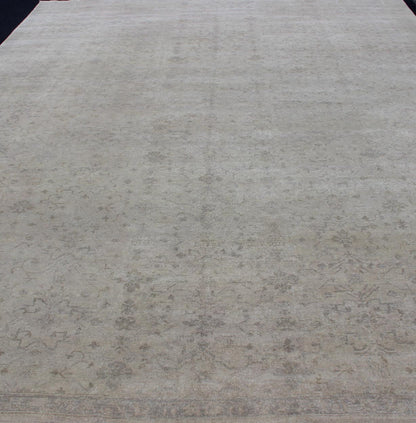 Large Transitional Rug With All - Over Design in tan, Gray, Silver, Light Taupe. Large rug transitionaldesign in gray, tan, taupe with all - over geometric design, rug OB - 102422320, country of origin / type: India/ Transitional Measures:13'... - Keivan Woven ArtsOB - 102422320 - 5D68002 - 12214