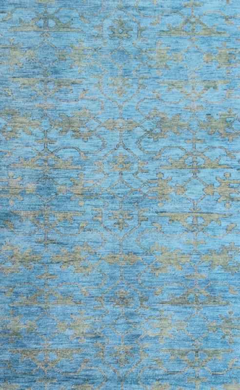 Keivan Woven Arts Large Oushak Design Rug in Blue, Gray and Yellow Green 9'6 X 13'6 Contemporary Oushak Design Rug in Blue, Gray and Yellow Green. Keivan Woven Arts, OB - 103433434, Contemporary Oushak Design rug - Measures: 9'6 x 13'6 ... - Keivan Woven ArtsOB - 103433434 - 0623024 - 7006Rug