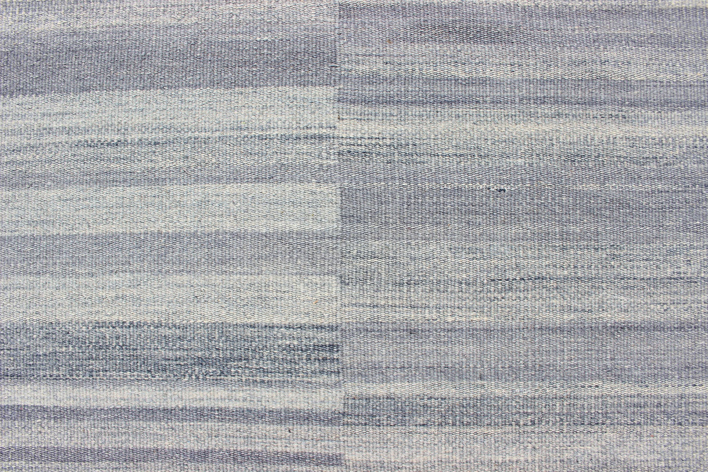 Large Flat Weave Kilim in Variegated Striped With Modern Design. Casual Kilim in Modern design, kilim rug with striped design in muted blues and grays, rug OB - 103715358 - 6018007, country of origin / type: India / Kilim This Casual modern rug ... - Keivan Woven ArtsOB - 103715358 - 6018007 - 13578