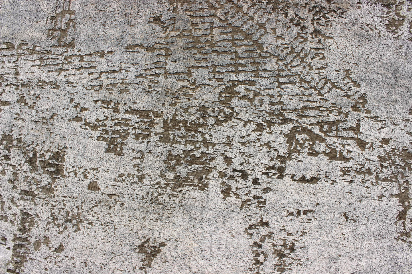 Keivan Woven Arts Modern Rug With warm Cream, Light Brown & Off White. This modern rug by Keivan Woven Arts has been hand - knotted and features an all - over abstract design rendered in cream, brown, off white and tan tones; making it a marvelous f... - Keivan Woven ArtsOB - 104666393 - 9322Rug