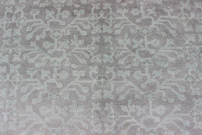 Keivan Woven Arts Khotan Rug in Wool with All - Over Design. Keivan Woven Arts; rug OB - 9379586 - 6460001, country of origin / type: India / Khotan, circa Early 21st Century. Measures: 8'9 x 11'9 This modern Indian Khotan rug has been hand - knotted in... - Keivan Woven ArtsOB - 9379586 - 6460001 - 9677Rug