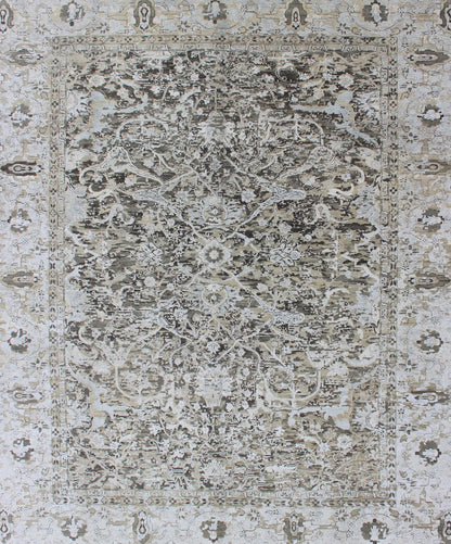 Silk and Wool Classic design rug in Contemporary Colors and modern Feel . Finely woven silk and wool rug with a classic design. rug AN - 117272, country of origin / type: Classic design / wool and silk rug Measures: 8 x 10 - Keivan Woven ArtsOB - 9497048 - 7120028 - 11342Rug