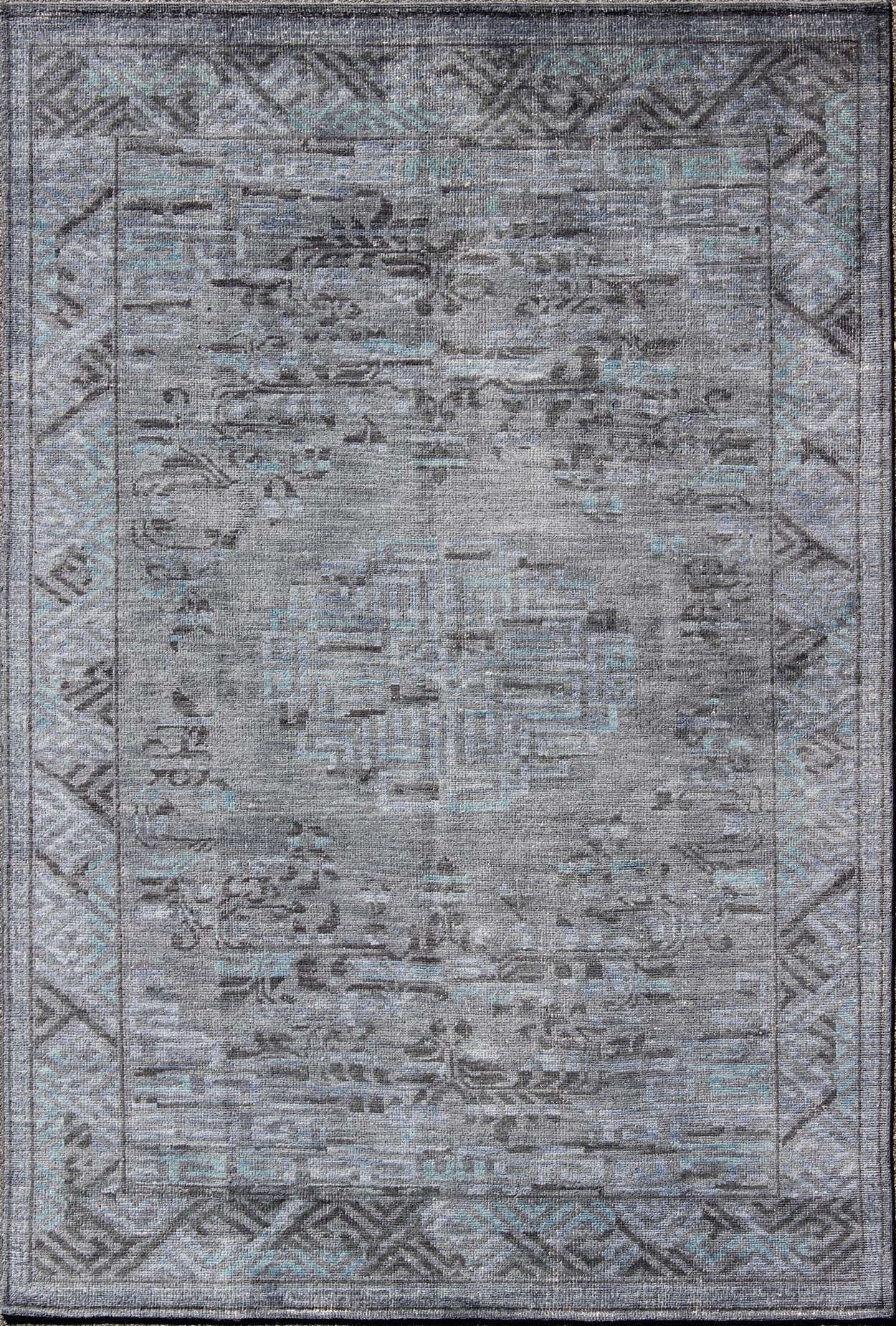 Keivan Woven Arts, Ob - 9516698 - 56230107, Distressed Khotan Rug - 8'2 X 11'6 - Keivan Woven ArtsOB - 9516698 - 56230107 - 9314Rug
