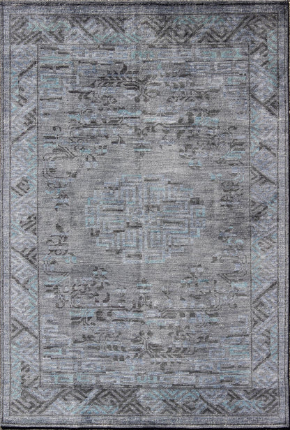 Keivan Woven Arts, Ob - 9516698 - 56230107, Distressed Khotan Rug - 8'2 X 11'6 - Keivan Woven ArtsOB - 9516698 - 56230107 - 9314Rug