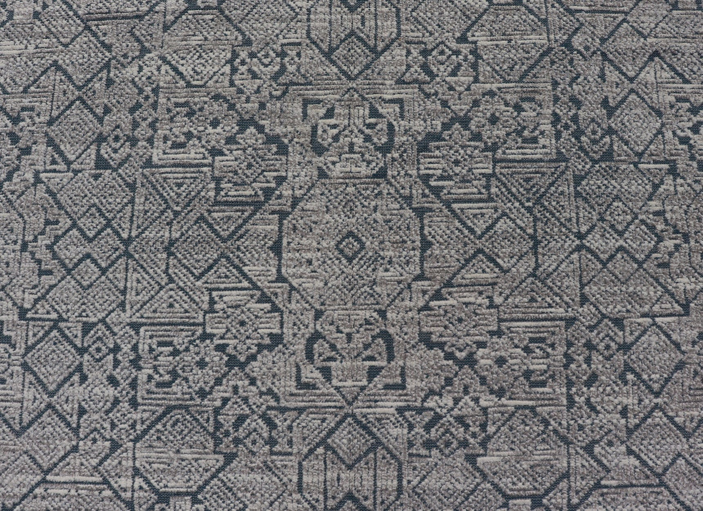 Hand - Knotted Modern Rug in Wool with All - Over Design in Blue and Cream This Modern Indian rug has been hand - knotted in wool and features an all - over, sub - geometric design rendered in blue and cream tones. A complementary, multi - tiered border en... - Keivan Woven ArtsOB - 9599733 - 18174Rug