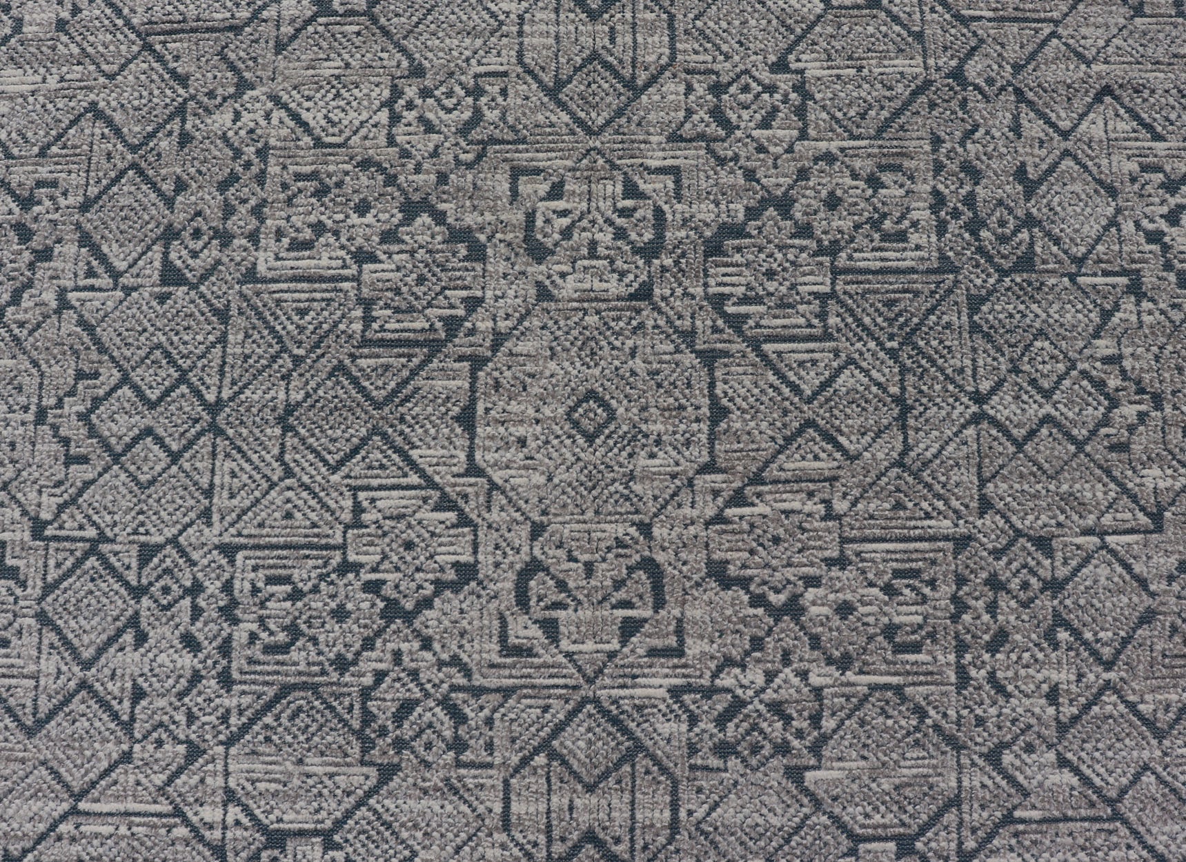 Hand - Knotted Modern Rug in Wool with All - Over Design in Blue and Cream This Modern Indian rug has been hand - knotted in wool and features an all - over, sub - geometric design rendered in blue and cream tones. A complementary, multi - tiered border en... - Keivan Woven ArtsOB - 9599733 - 18174Rug