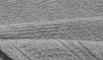 Muted Modern Indian All Gray Hand - Knotted Rug in Wool With Minimal Design Measures 5'7 x 9'0 Muted Modern Indian All Gray Hand - Knotted Rug in Wool; Country of Origin: India; Type: Modern, Modern Casual, Minimalist; Keivan Woven Arts: rug... - Keivan Woven ArtsOB - 9664883 - 18180Rug