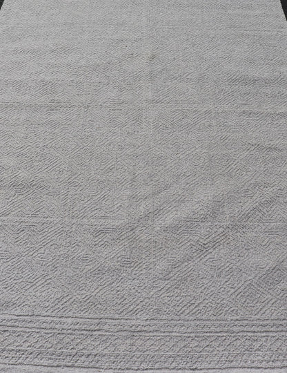 Muted Modern Indian All Gray Hand - Knotted Rug in Wool With Minimal Design Measures 5'7 x 9'0 Muted Modern Indian All Gray Hand - Knotted Rug in Wool; Country of Origin: India; Type: Modern, Modern Casual, Minimalist; Keivan Woven Arts: rug... - Keivan Woven ArtsOB - 9664883 - 18180Rug