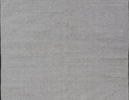 Muted Modern Indian All Gray Hand - Knotted Rug in Wool With Minimal Design Measures 5'7 x 9'0 Muted Modern Indian All Gray Hand - Knotted Rug in Wool; Country of Origin: India; Type: Modern, Modern Casual, Minimalist; Keivan Woven Arts: rug... - Keivan Woven ArtsOB - 9664883 - 18180Rug