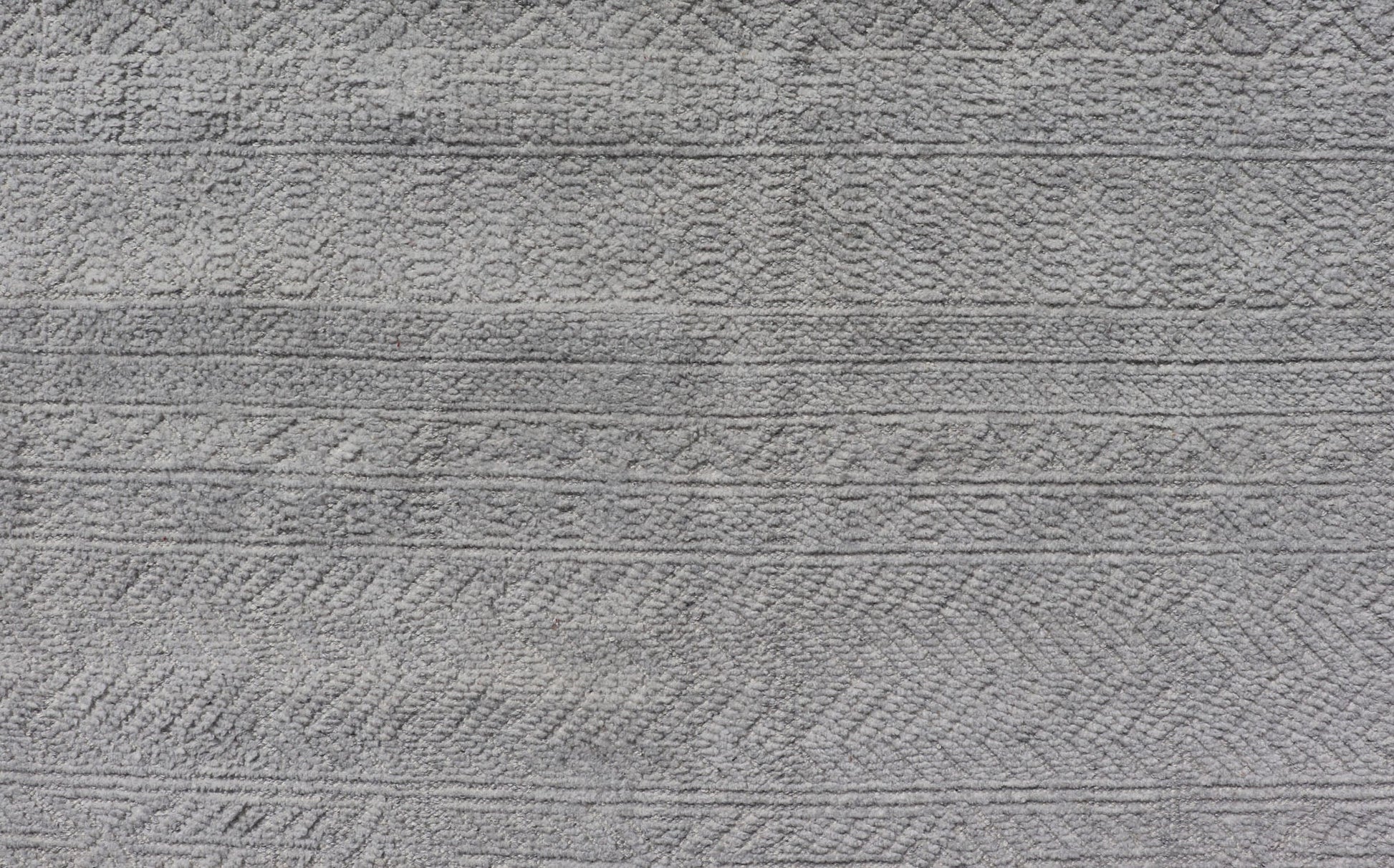 Modern Hand - Knotted Oushak Rug in Wool with Sub - Geometric Design in Cream This modern tribal Oushak rug has been hand - knotted in wool. The rug features a modern, all - over sub - geometric design, rendered in cream, a complementary, multi - tiered bo... - Keivan Woven ArtsOB - 9664884 - 18186Rug
