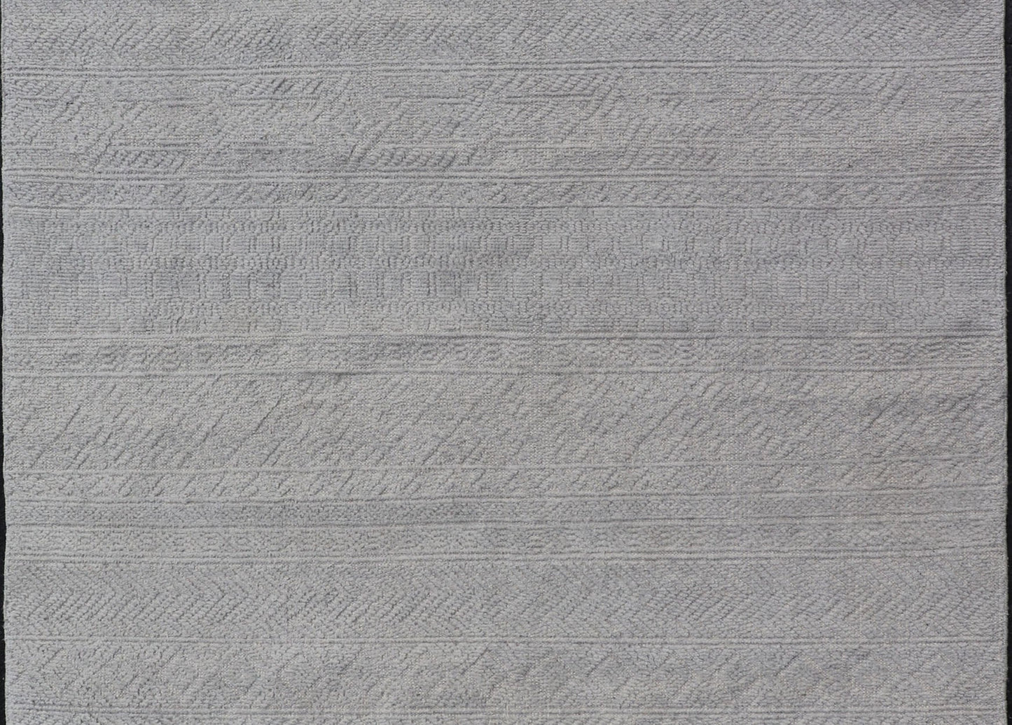 Modern Hand - Knotted Oushak Rug in Wool with Sub - Geometric Design in Cream This modern tribal Oushak rug has been hand - knotted in wool. The rug features a modern, all - over sub - geometric design, rendered in cream, a complementary, multi - tiered bo... - Keivan Woven ArtsOB - 9664884 - 18186Rug