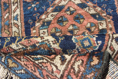 Colorful Persian Antique Karajeh Runner in Blue and Jewel Tones Karadjeh Runner with Multi - Medallion Design from Persia, rug PR - 1094, country of origin / type: Iran / Karadjeh, circa 1910 This magnificent Persian Karajeh from the 1910's b... - Keivan Woven ArtsPR - 1094 - 12605Rug