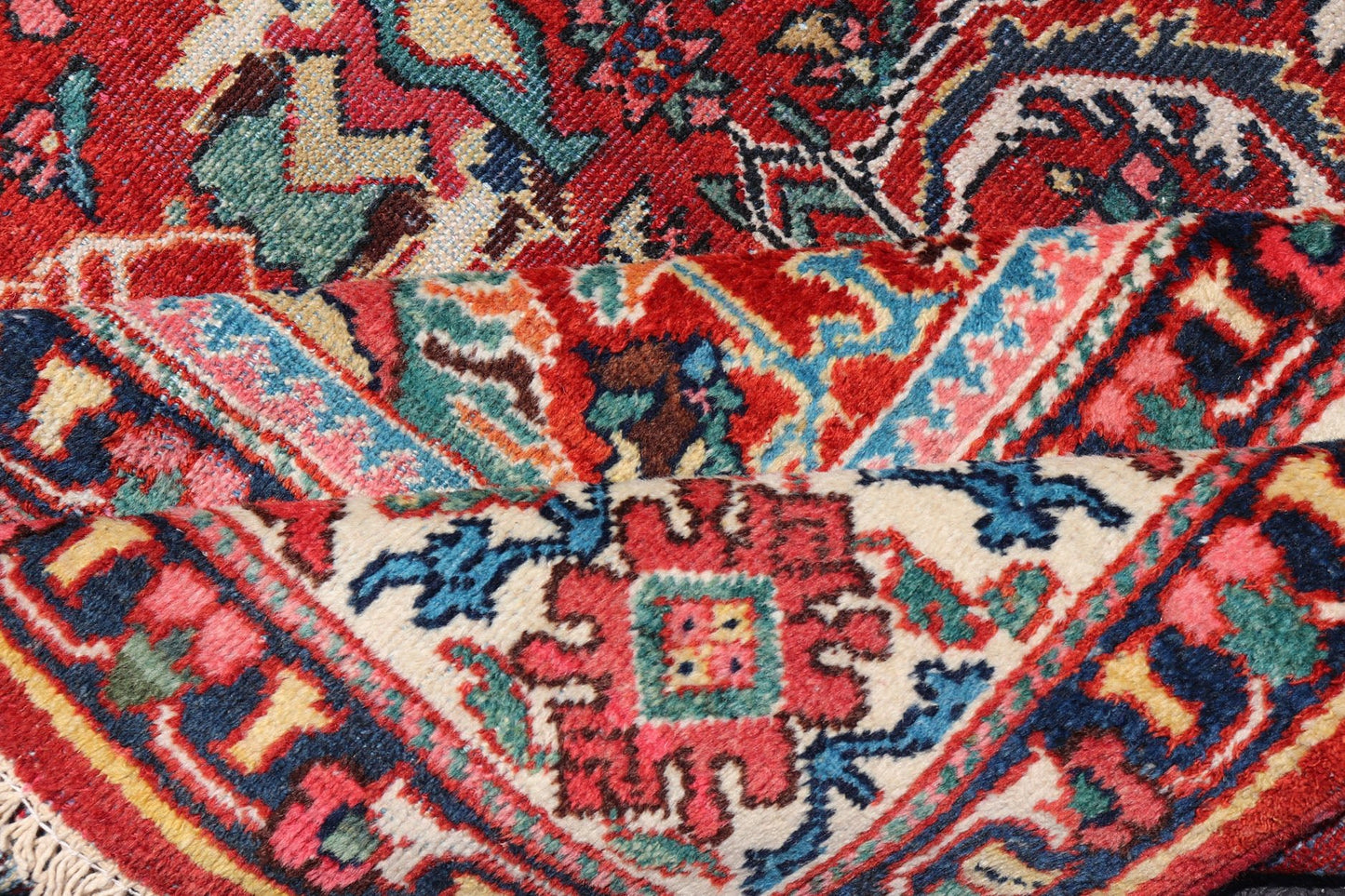 Antique Persian Mahal - Sultanabad Rug with All - Over Geometric Design This Persian Mahal/Sultanabad features a symmetrical, all - over sub - geometric design. The entirety of the piece is enclosed within a complementary multi - tiered. border Re... - Keivan Woven ArtsPTA - 200701 - 16558