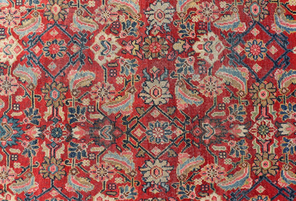 Antique Hand Knotted Persian Sultanabad - Mahal with All - Over Sub - Geometric Design Sultanabad - Mahal Antique Rug, Keivan Woven Arts / rug PTA - 200717, country of origin / type: Persian / Sultanabad - Mahal, circa Early - 20th Century. Measures: 9... - Keivan Woven ArtsPTA - 200717 - 16642