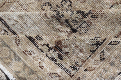 Antique Persian Sultanabad - Mahal Rug with Sub - Geometric Design With Medallion Measures: 9'10 x 13'8 This antique Persian rug features an all - neutral palette of creams, taupe, and cocoas. The field homes a floral medallion and diamond c... - Keivan Woven ArtsPTA - 200725 - 16684