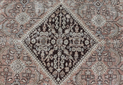 Vintage Sultanabad - Mahal Rug in earthy tones with browns. Keivan Woven Arts / rug PTA - 200739, country of origin / type: Persian / Sultanabad - Mahal, circa Early - 20th Century. Measures: 9'0 x 11'10 Vintage Persian Sultanabad - Mahal Rug w... - Keivan Woven ArtsPTA - 200739 - 17015Rug