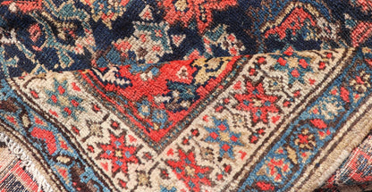 Antique Malayer Persian Long Runner with Geometric Herati Pattern and Tri - Medallion Design This magnificent antique Persian Malayer, woven in the 1920s, features a stunning tri - medallion design running along the length of the piece set upon a ... - Keivan Woven ArtsPTA - 21016 - 17358