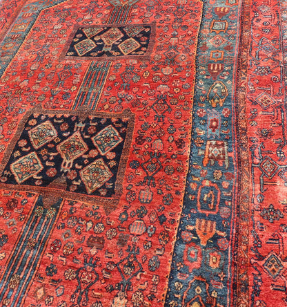 Antique Gallery Bidjar rug with tribal Design, Keivan Woven Arts/ rug/PTA - 21021 country of origin / type: Persian / Bidjar, circa mid - 20th Century. Measures: 5'5 x 13'3. Made is Kurdistan region of Persia, this beautiful antique Bidjar ga... - Keivan Woven ArtsPTA - 21021 - 18054