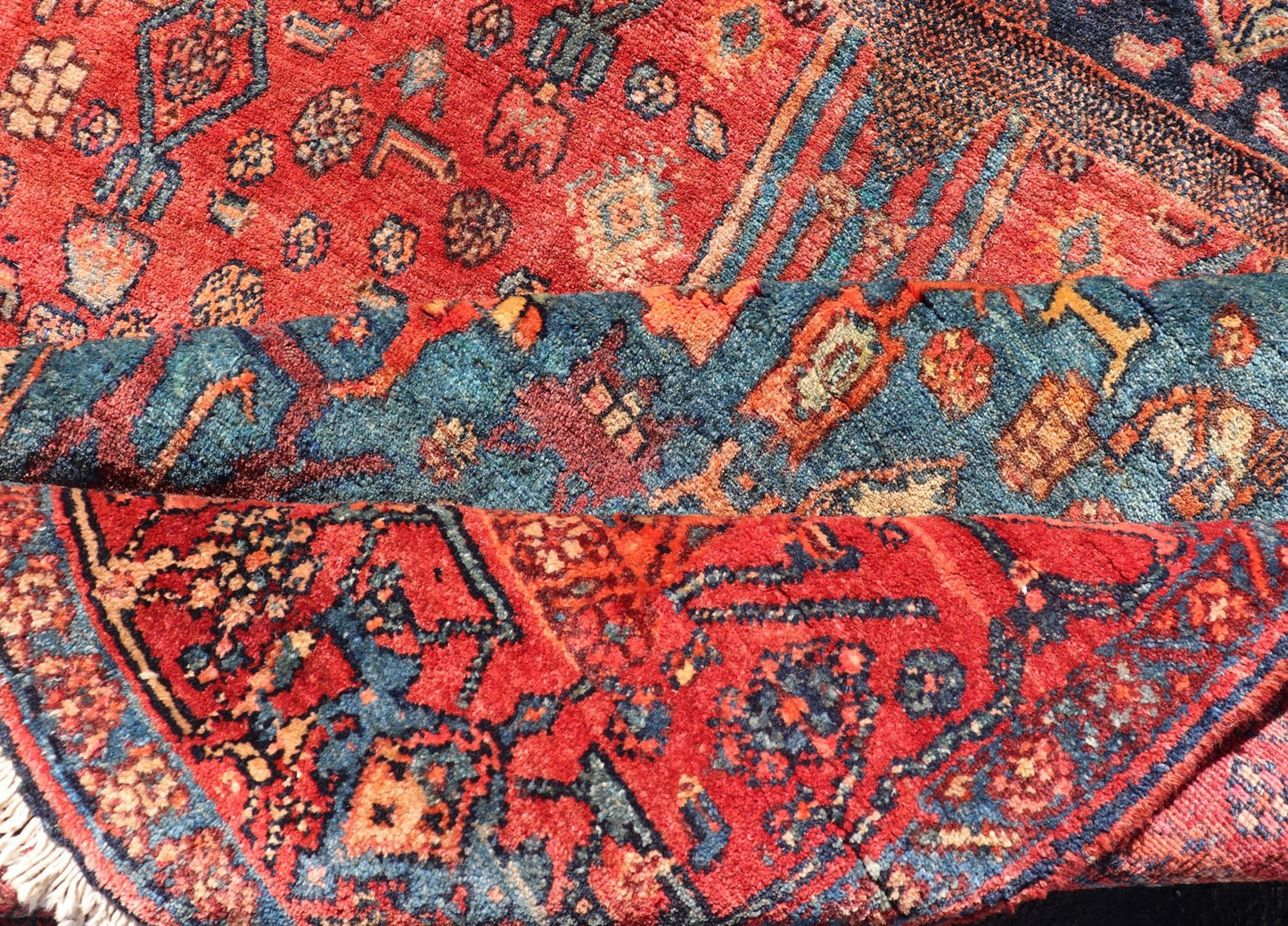 Antique Gallery Bidjar rug with tribal Design, Keivan Woven Arts/ rug/PTA - 21021 country of origin / type: Persian / Bidjar, circa mid - 20th Century. Measures: 5'5 x 13'3. Made is Kurdistan region of Persia, this beautiful antique Bidjar ga... - Keivan Woven ArtsPTA - 21021 - 18054
