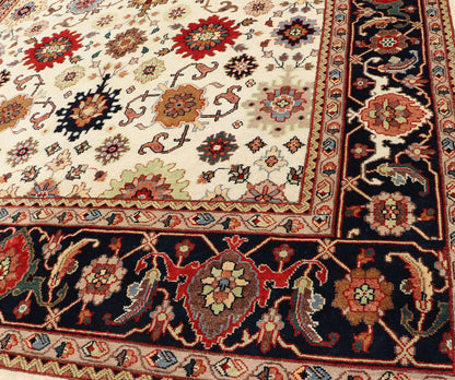 Beautiful modern Mahal - Sultanabad hand - knotted wool rug with a Traditional Design. This Mahal - Sultanabad rug has a multi - color accent in a gorgeous all - over floral design. Keivan Woven Arts/ Rug/PTA - 2109 - 04 country of origin / type: India / Heriz, circ... - Keivan Woven ArtsPTA - 2109 - 04 - 17050Rug