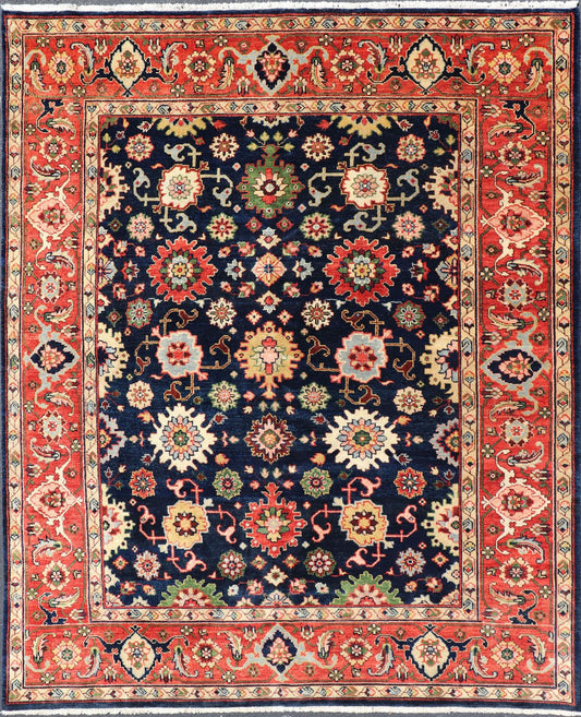 Keivan Woven Arts Sultanabad - Mahal Design in All - Over Floral Hand - Knotted Carpet Beautiful modern Mahal - Sultanabad hand - knotted wool rug with a Traditional Design. This Mahal - Sultanabad rug has a multi - color accent in a gorgeous all - over floral design.... - Keivan Woven ArtsPTA - 2109 - 05 - 17056