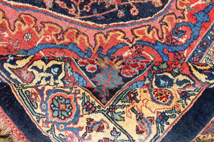 Large Antique Persian Bidjar Rug with All - Over colorful Florals & Navy Field. Beautiful Antique Persian Bidjar Rug with All - Over Floral Design on A Navy Field Keivan Woven Arts over size antique Persian Bidjar Rug with All - Over colorful Florals ... - Keivan Woven ArtsR20 - 0203 - 12815Rug