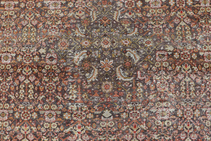Persian Sultanabad Rug with All - Over Design with Medallion With Brown and Red. Keivan Woven Arts / rug R20 - 0710 - 271. Antique Persian Sultanabad origin/Iran Early 20th Century. Measures: 10'8 x 13'6 This antique Sultanabad rug was woven in Persia... - Keivan Woven ArtsR20 - 0710 - 271 - 15481 - 12998Rug