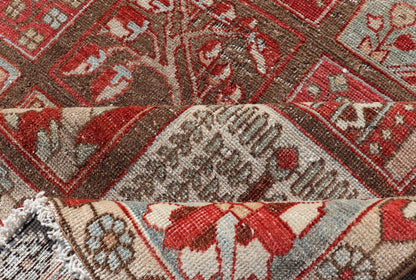 Measures: 7 x 10 Keivan Woven Arts - Beautiful and cheery colors of this garden design Persian Vintage carpet with colorful garden motifs, rug R20 - 0723, country of origin / type: Iran / Bakhtiari, circa mid - 20th century This Vintage Bakhtiari r... - Keivan Woven ArtsR20 - 0723 - 13060Rug