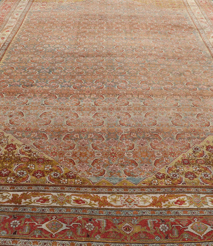 Antique Persian Bidjar Rug with Blossoming Floral Design in Light Blue and Red Ornate flower design Bidjar antique Persian rug in a variety of colors. Keivan Woven Arts / rug R20 - 0820, country of origin / type: Iran / Bidjar, circa 1910 ... - Keivan Woven ArtsR20 - 0820 - 178411 - 13662Rug