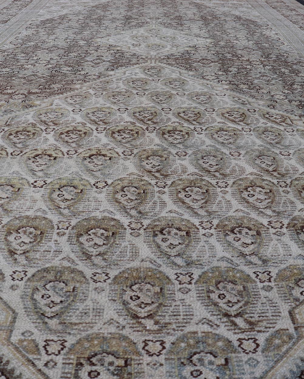 Persian Gallery Antique Malayer Rug with Medallion Design With Paisley & Herati Design. Keivan Woven Arts / rug R20 - 0914, Keivan Woven Arts / country of origin / type: Iran / Malayer, circa 1920. Measures: 7'0 x 20'0 This antique Malayer carpet ... - Keivan Woven ArtsR20 - 0914 - 14076
