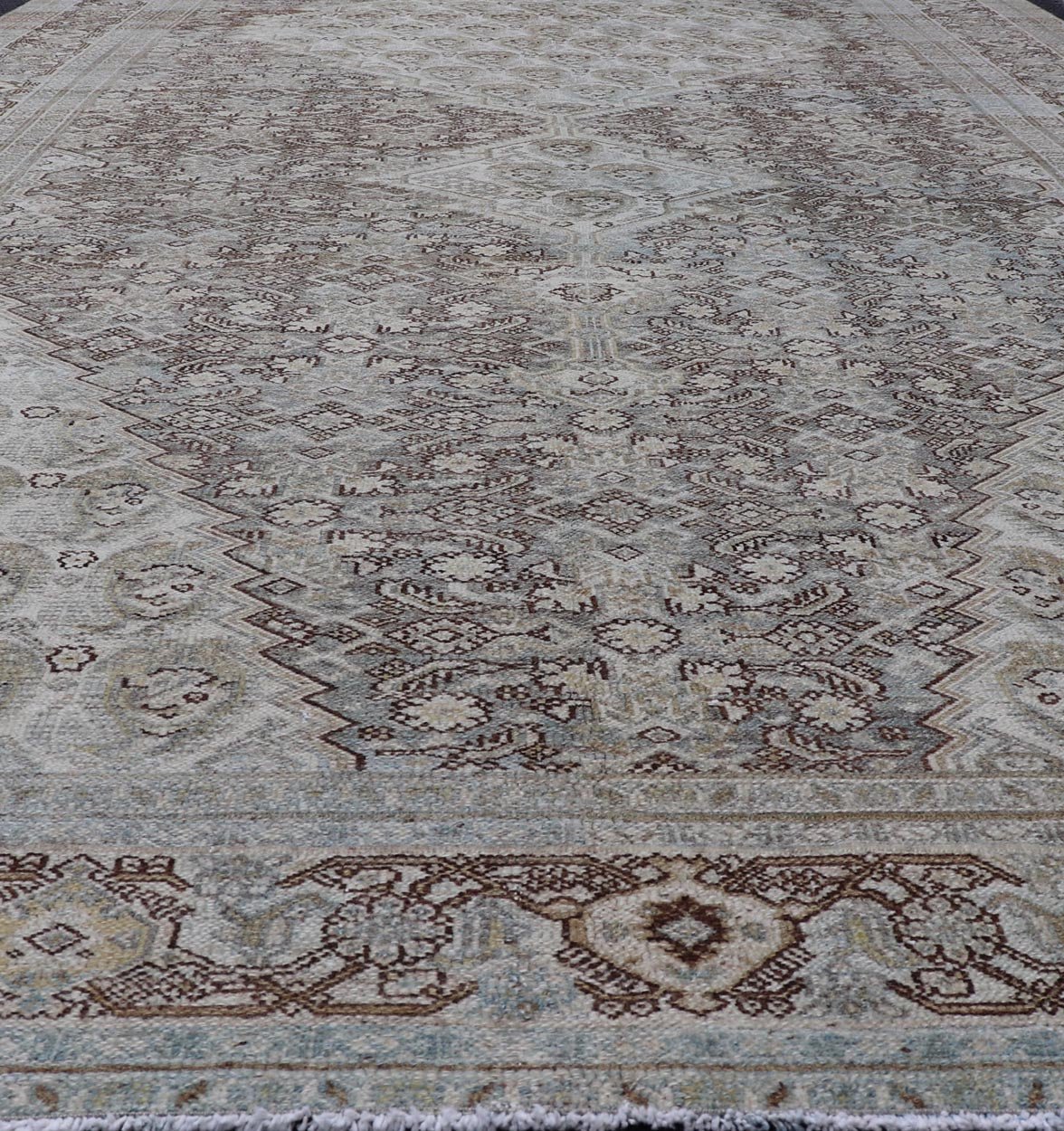 Persian Gallery Antique Malayer Rug with Medallion Design With Paisley & Herati Design. Keivan Woven Arts / rug R20 - 0914, Keivan Woven Arts / country of origin / type: Iran / Malayer, circa 1920. Measures: 7'0 x 20'0 This antique Malayer carpet ... - Keivan Woven ArtsR20 - 0914 - 14076