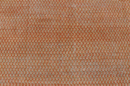 Antique Persian Tabriz Rug with All - Over Design in Copper - Orange and red Background Keivan Woven Arts / rug R20 - 1001, country of origin / type: Iran/ Tabriz , circa 1920. Measures: 11'4 x 16'9 This Tabriz rug features a relatively intricate ... - Keivan Woven ArtsR20 - 1001 - 14082Rug