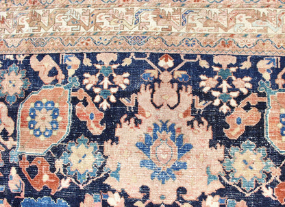Antique Fine Persian Malayer Rug with All - Over Design in Navy Blue Field Persian Malayer with navy blue and peach with all - over design. Rug/R20 - 107 This antique Persian Malayer rugs traditional pattern with proportions, colors and motifs uniq... - Keivan Woven ArtsR20 - 107 - 12681Rug