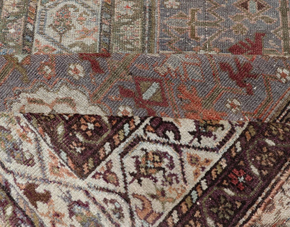 Antique distressed Malayer Persian Long Runner in Lt. Purple, Lavender, Tan, Gray & Green. Distressed Antique long Persian Malayer runner with all - over intricate floral design in multi - colors, rug R20 - 1109, country of origin / type: Iran / Mal... - Keivan Woven ArtsR20 - 1109 - 14148Rug