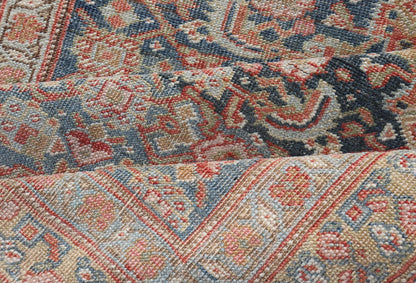 Antique Kurdish Runner With All Over Design in Blue & Yellow Green. Antique Kurdish Runner With All Over Herati Design in variegated Blue & Yellow Green. Keivan Woven Arts: rug R20 - 1201 Country of Origin: Iran Type: Kurdish Circa: 1920 M... - Keivan Woven ArtsR20 - 1201 - 14044Rug